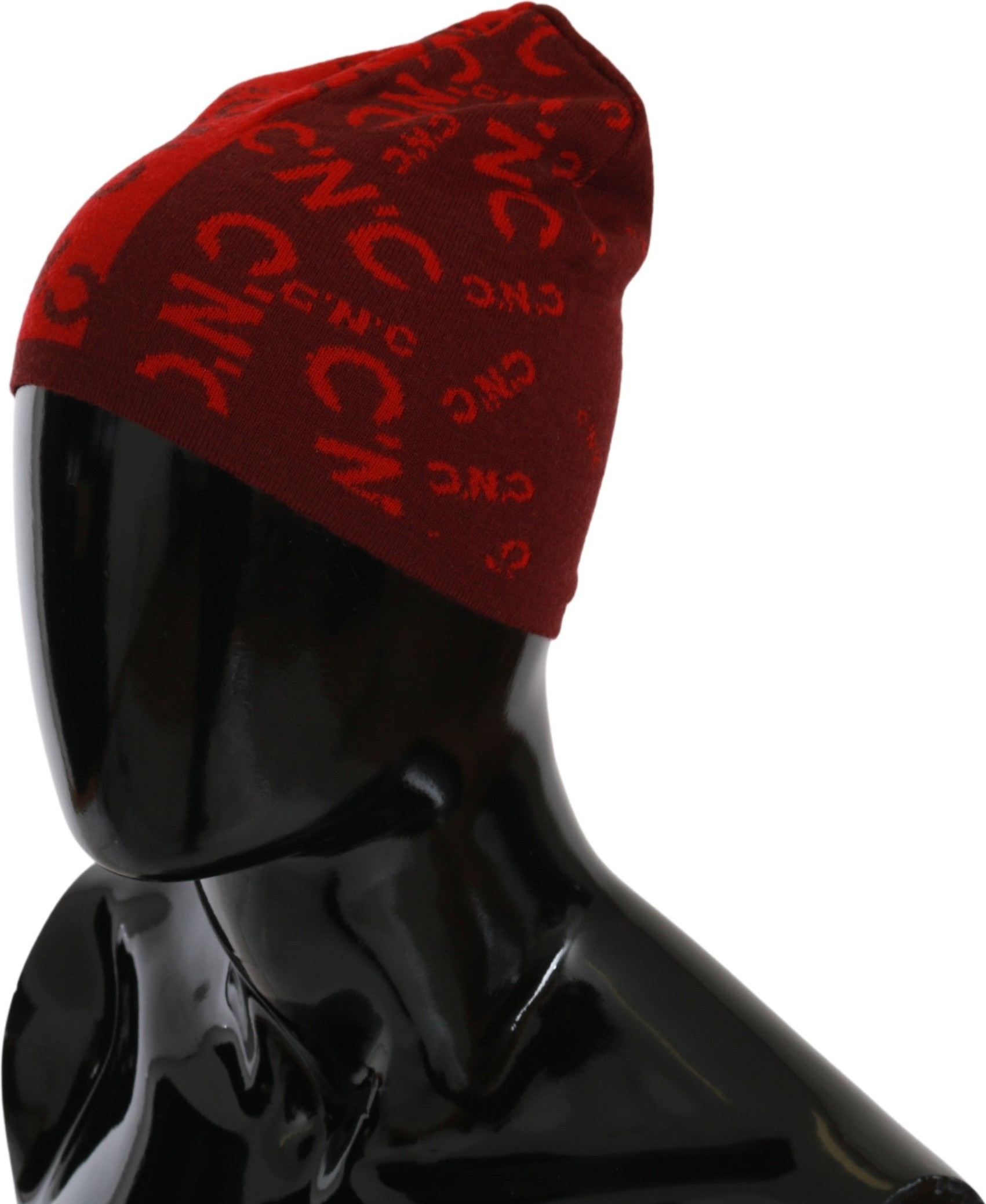Шапка Costume National National Chic Красная вязаная смесовая шерсть