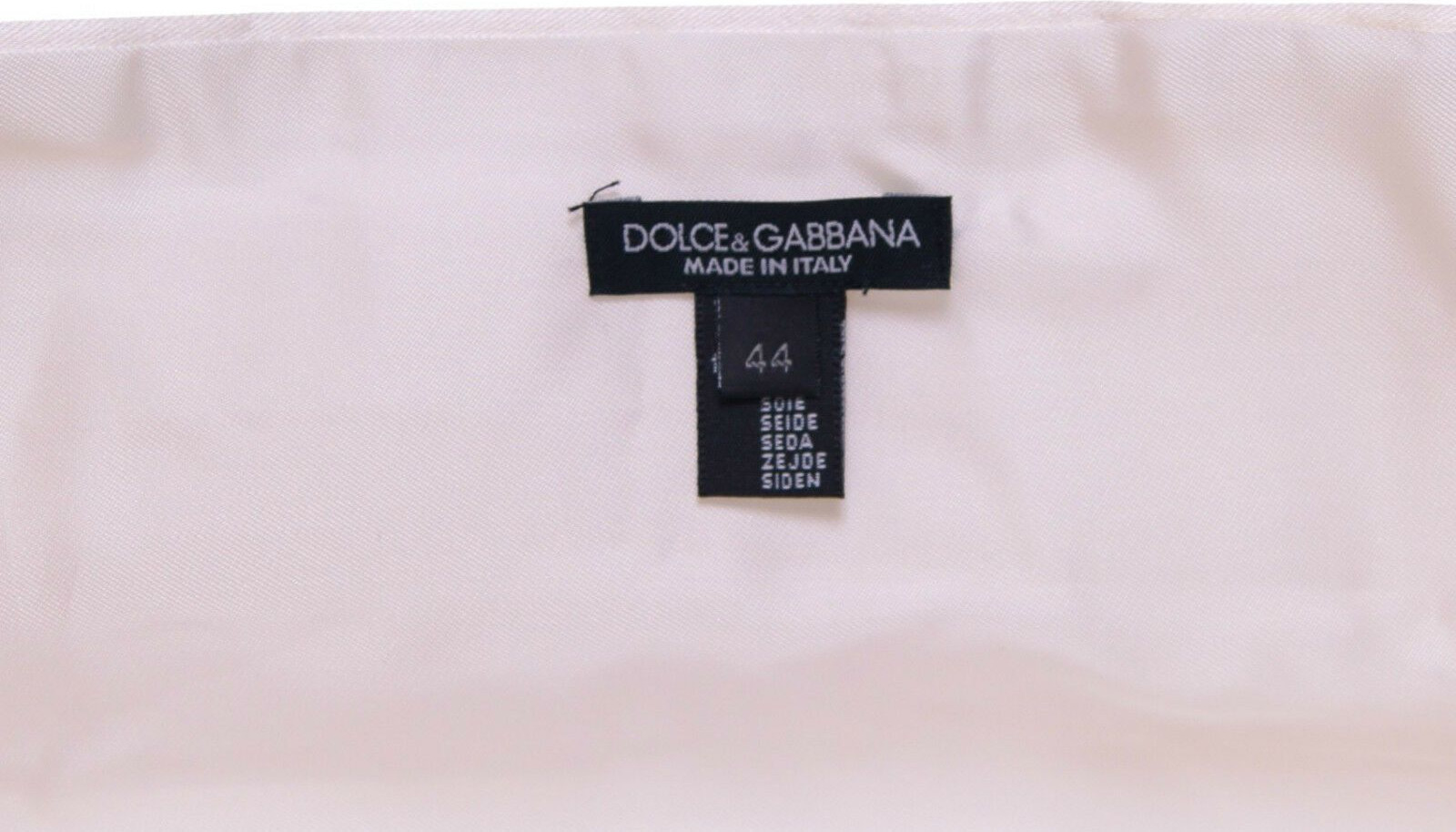 Пояс-кушак Dolce & Gabbana Элегантный Белый Шелк