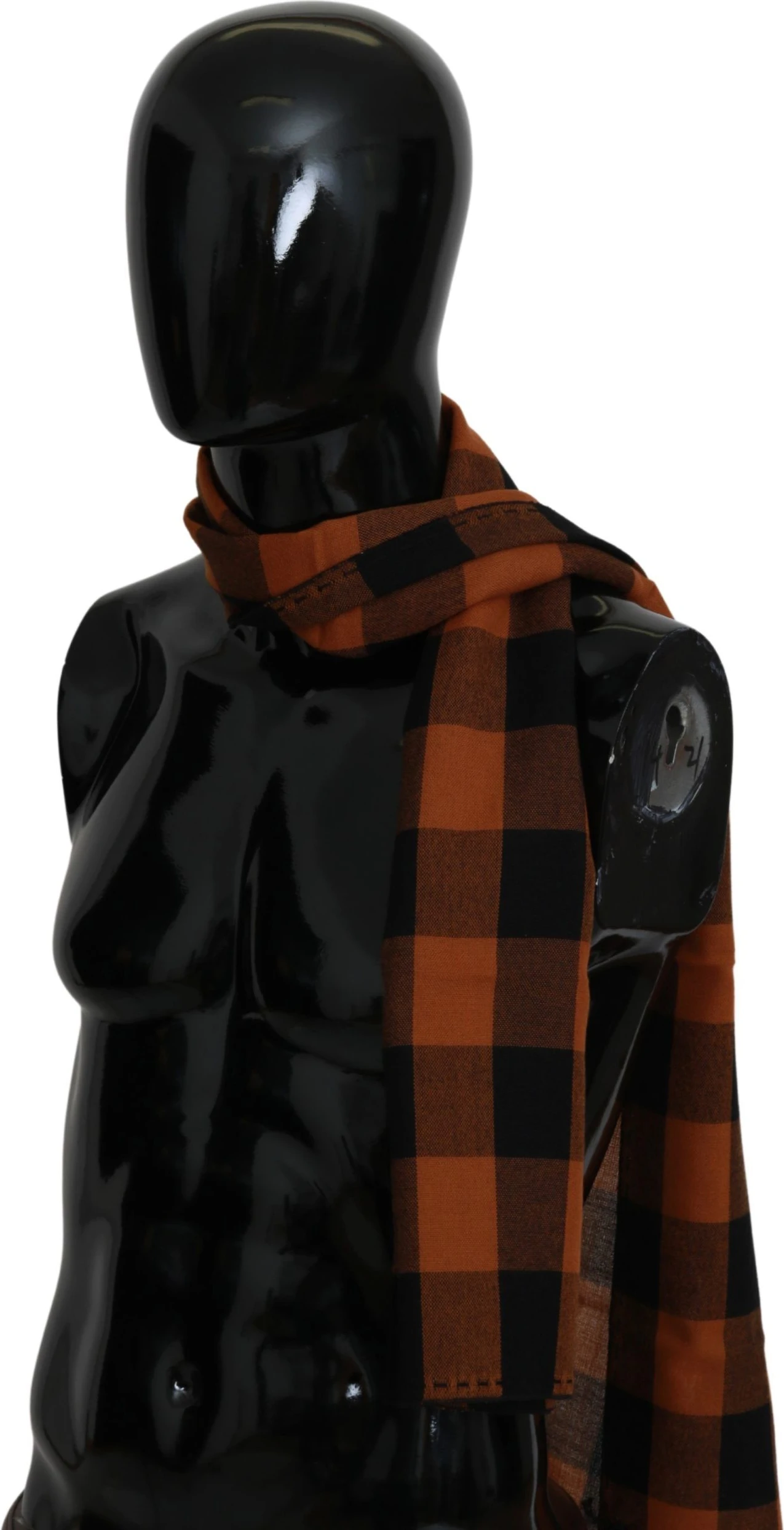 Шарф Costume National Chic Оранжевая Клетка