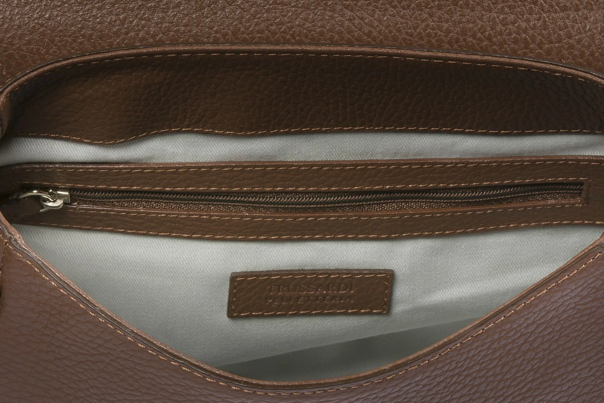 Сумка Trussardi Коричневая Кожаная Женская