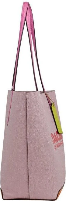 Сумка-тоут Coach Kia Medium Carnation Colorblock из зернистой кожи, сумочка, розовая