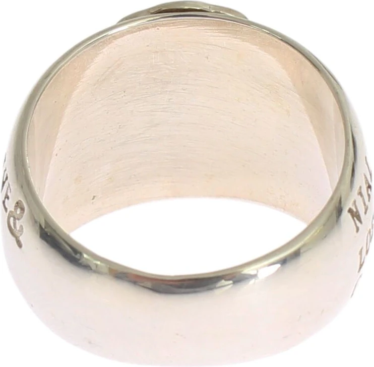 Кольцо Nialaya Jewelry Silver Cross Женское