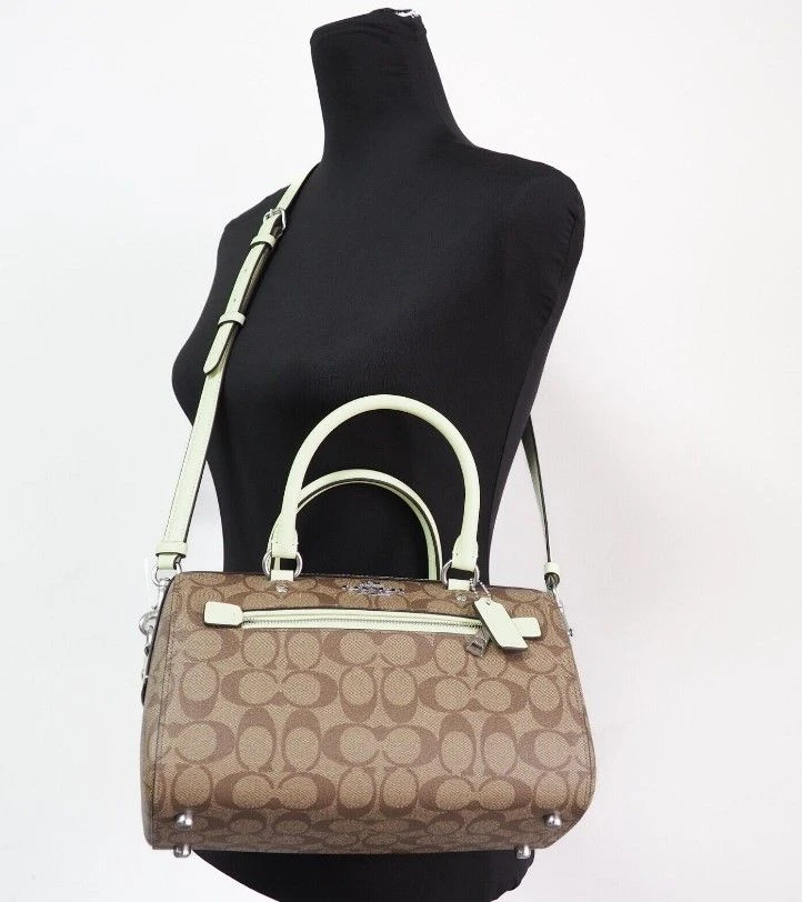 Сумка-сачель Coach Signature Medium Satchel Crossbody