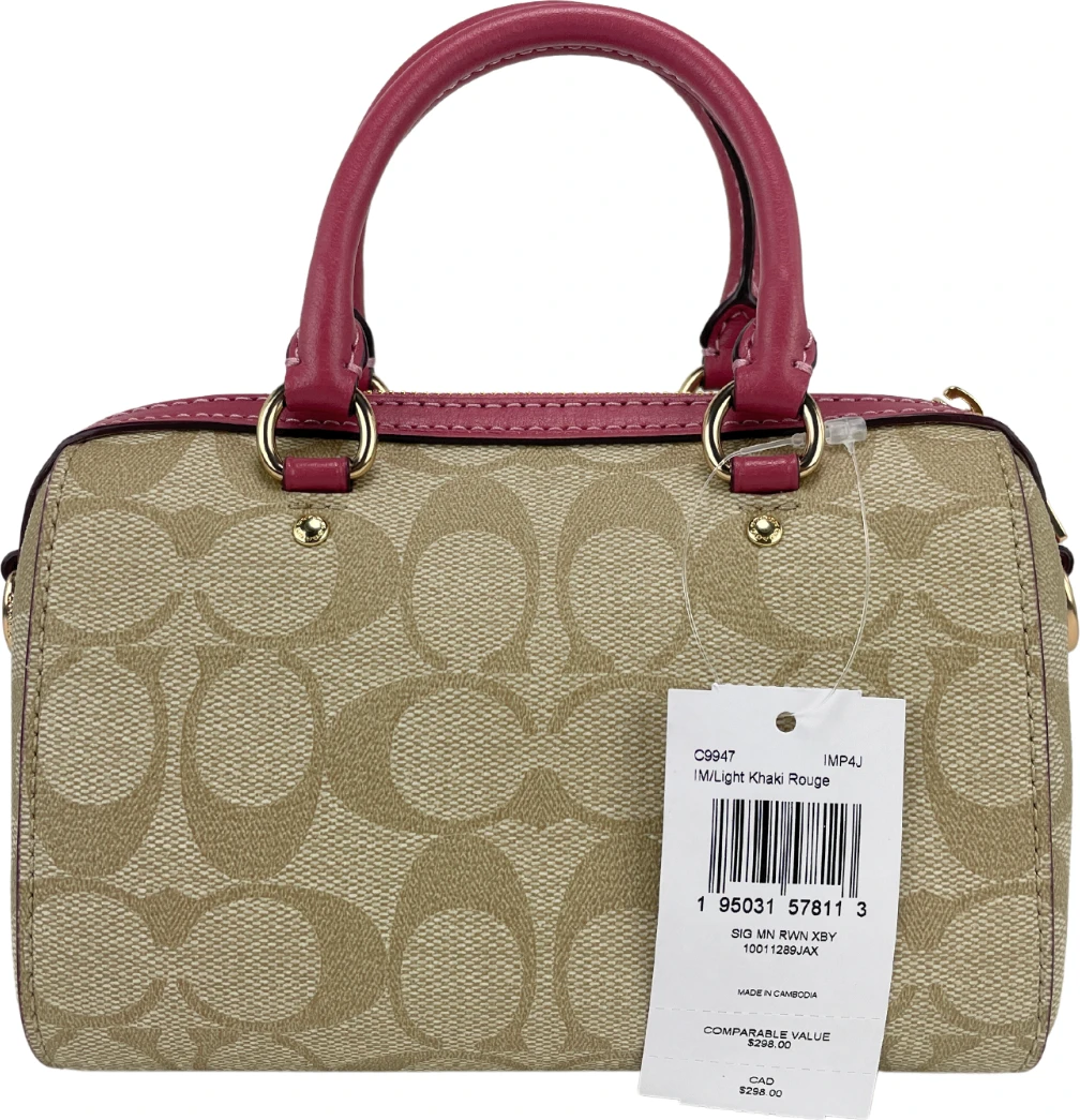 Сумка-кроссбоди Satchel Coach Signature