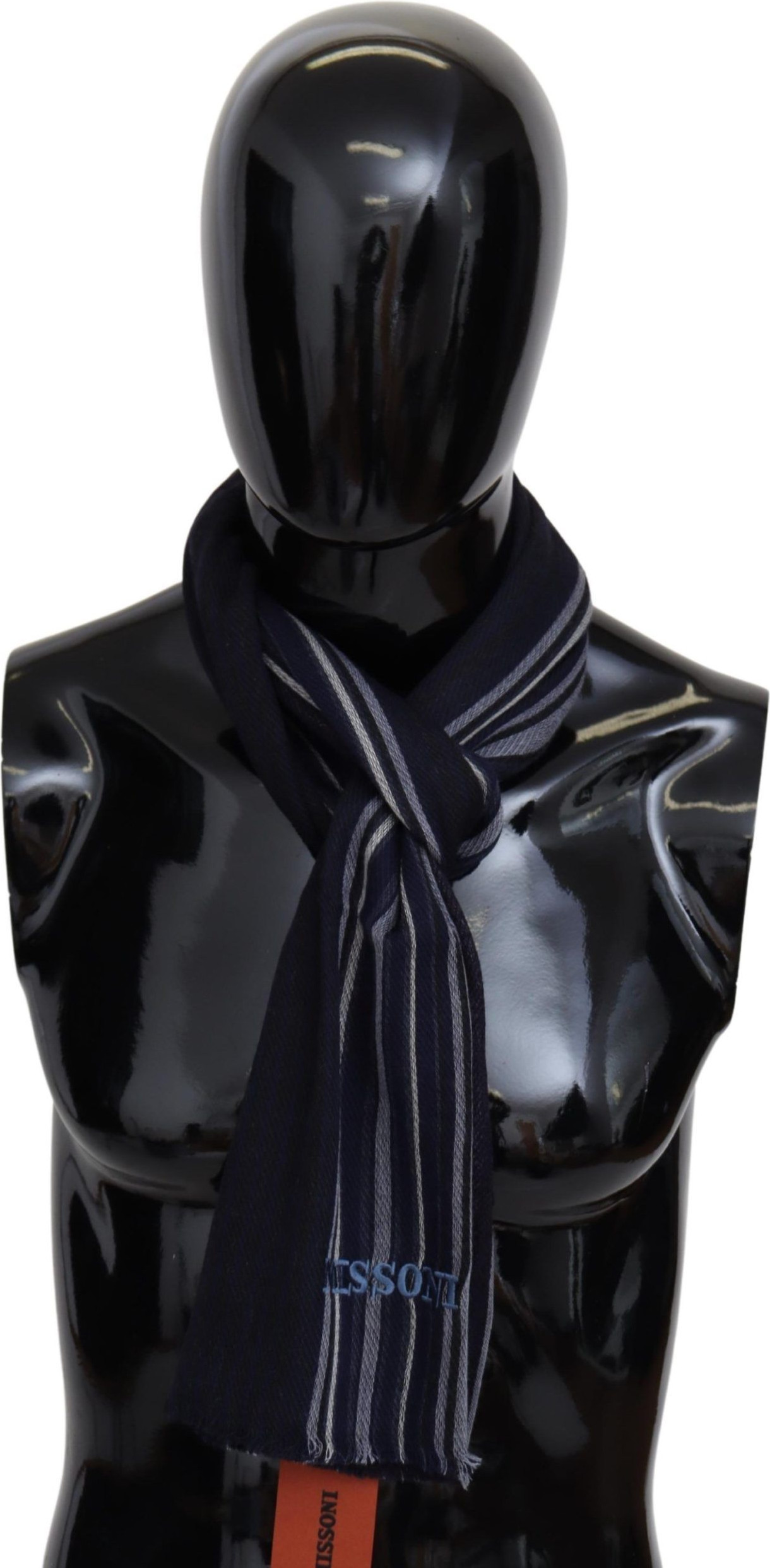 Шарф Missoni Chic Multicolor Wool Silk Striped Scarf