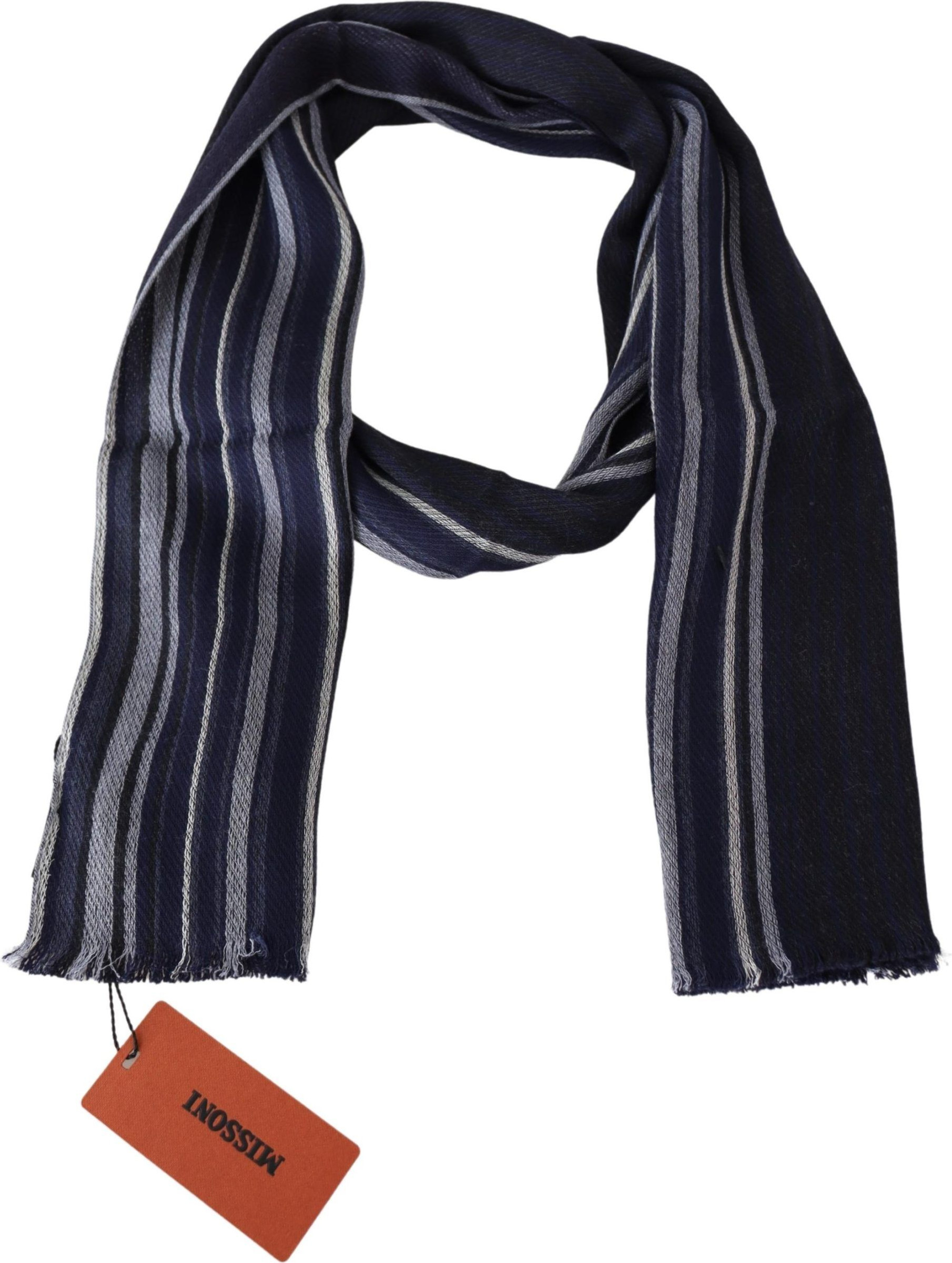 Шарф Missoni Chic Multicolor Wool Silk Striped Scarf