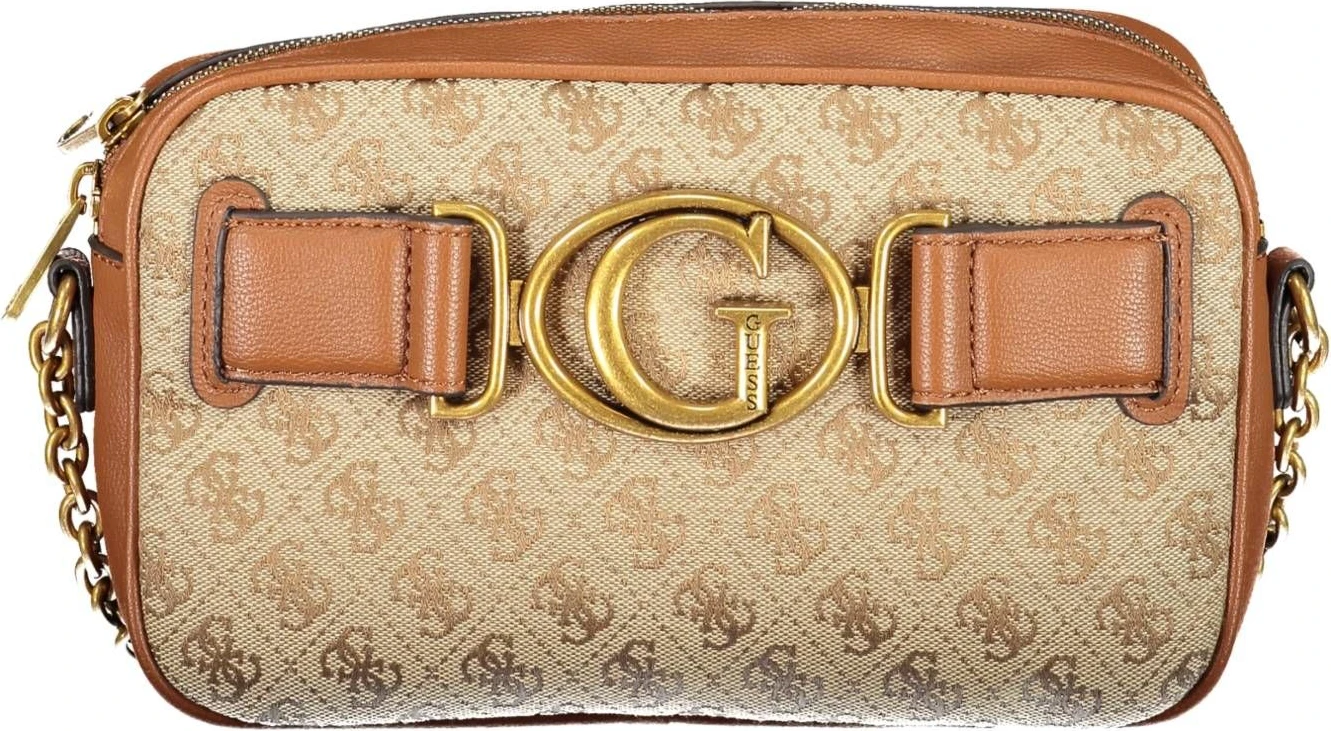 Женская сумка Guess Shoes коричневая из полиуретана
