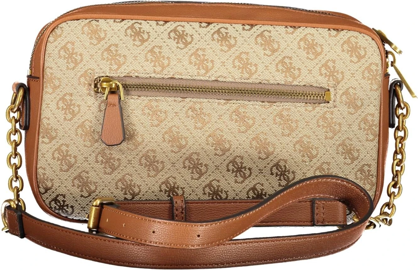 Женская сумка Guess Shoes коричневая из полиуретана