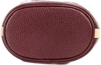 Сумка через плечо Coach Dempsey Mini Patch цвета вина из жаккардового холста