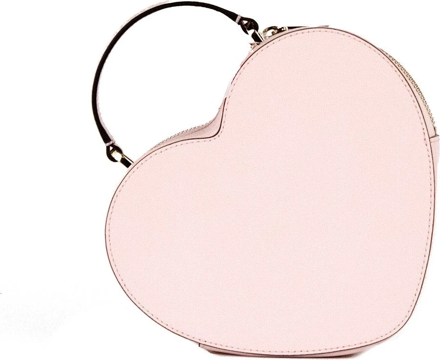 Сумка Kate Spade Love Shack Chalk Pink с ручкой сверху и через плечо из сафьяновой кожи