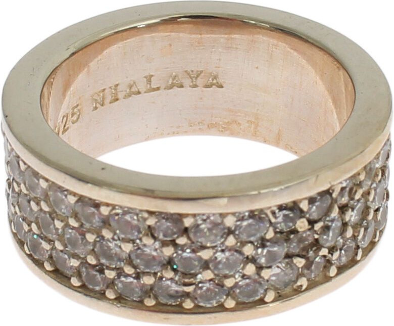 Кольцо Nialaya Jewelry Серебро Женское CZ 925 Стерлинговое