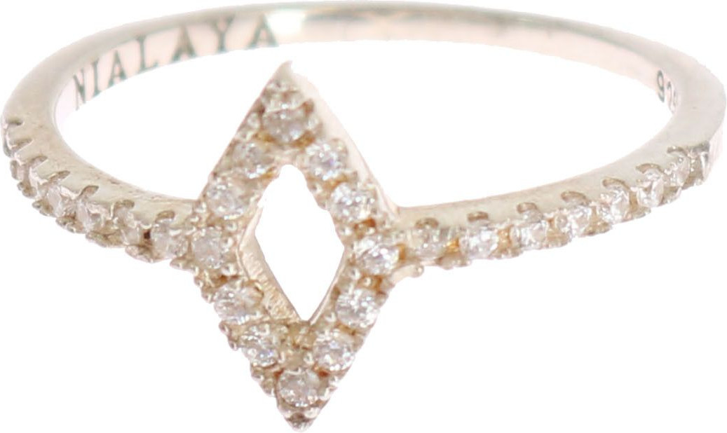 Кольцо Nialaya Jewelry Серебряный Ромб