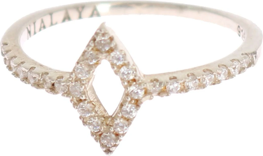 Кольцо Nialaya Jewelry Серебряный Ромб