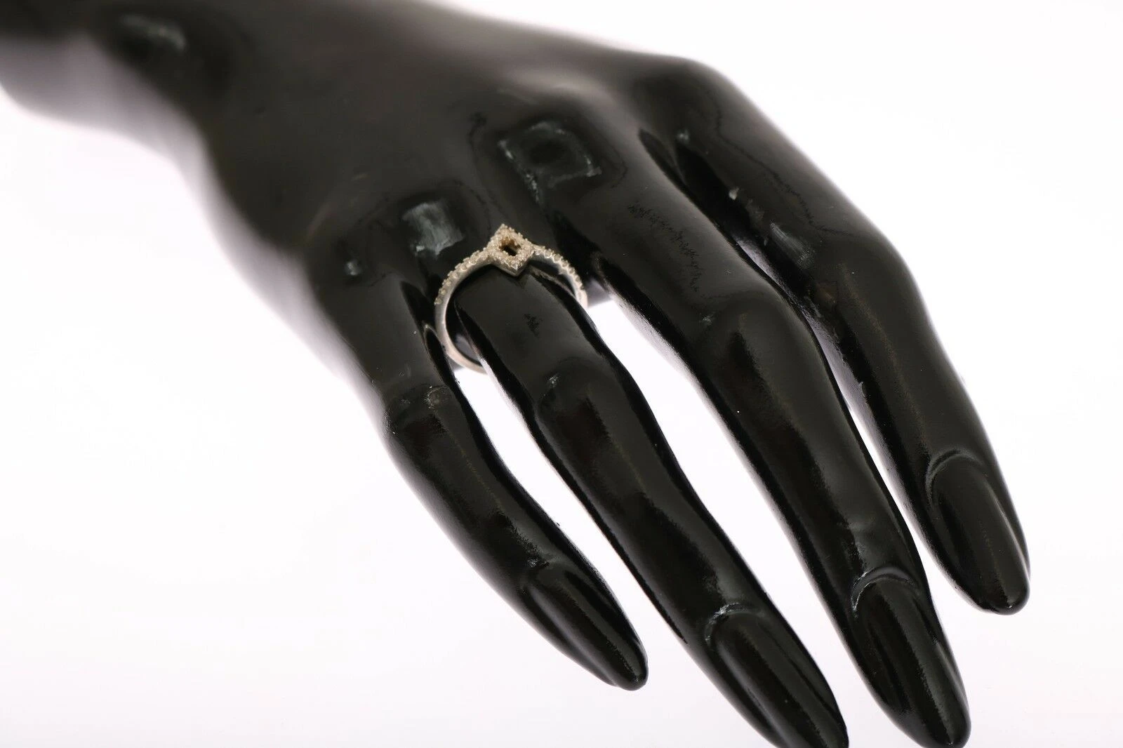 Кольцо Nialaya Jewelry Серебряный Ромб