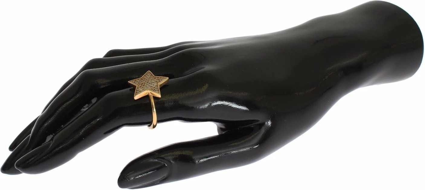 Кольцо Nialaya Jewelry Star Gold