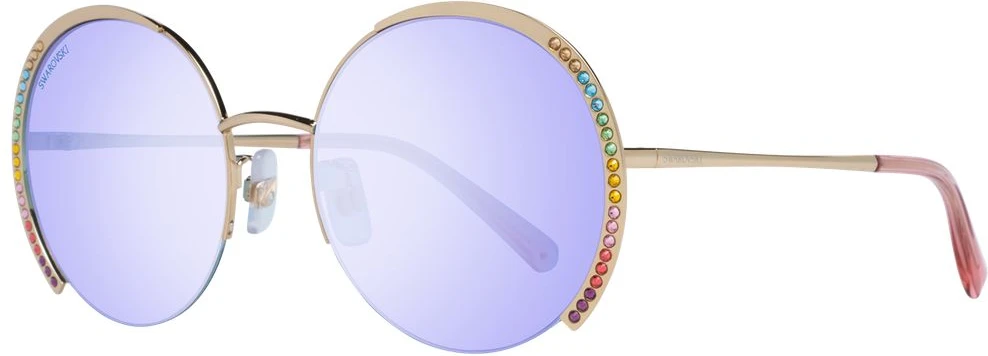 Солнцезащитные очки Swarovski Золотые Женские