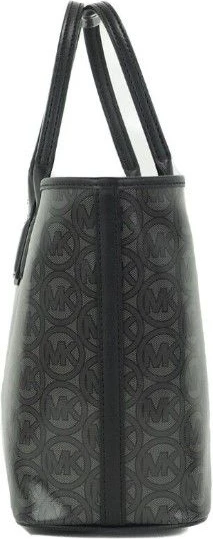 Сумка-тоут Michael Kors Jodie Small Black Jacquard Logo Из Переработанного Полиэстера