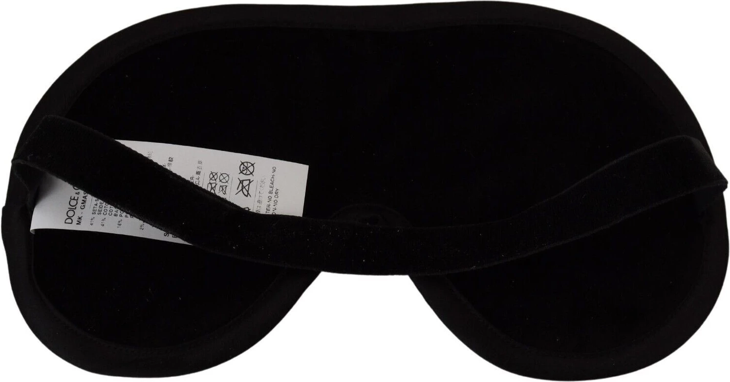 Маска для сна Dolce & Gabbana Elegant Silk-Blend Crown