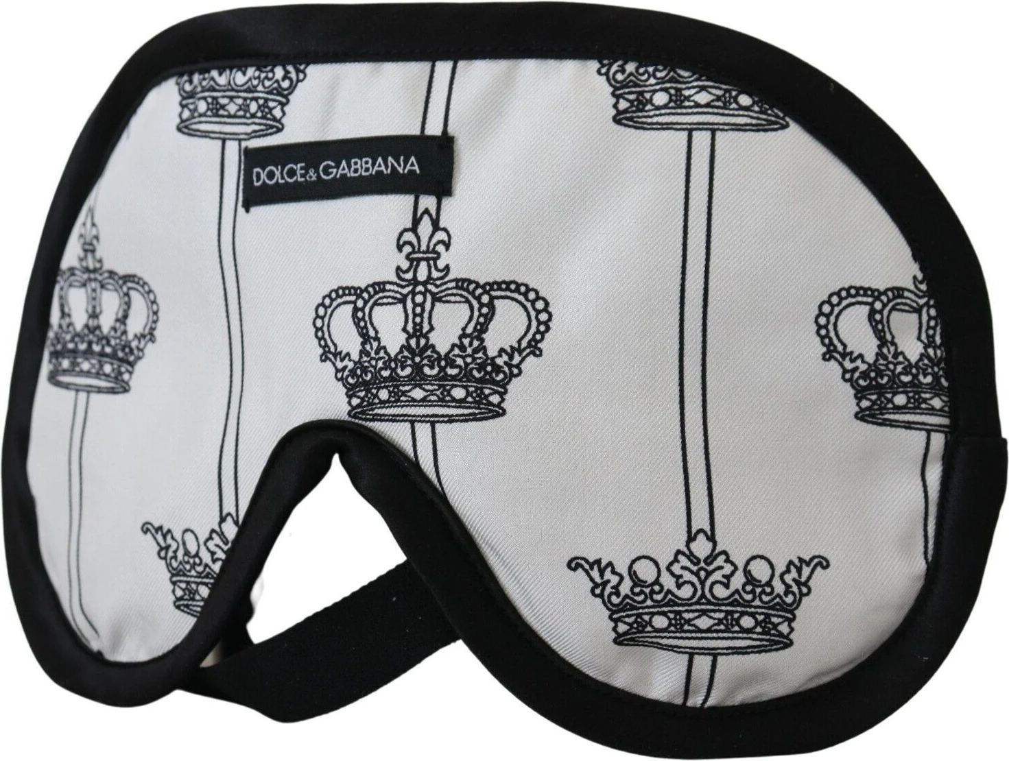 Маска для сна Dolce & Gabbana Elegant Silk-Blend Crown