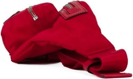 Сумка-пояс Tory Burch Medium Brilliant Red из нейлона с регулируемым ремнем, поясная сумка