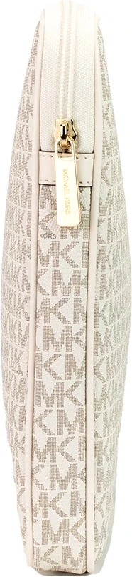Чехол Michael Kors Jet Set Travel Large Light Cream Signature PVC для ноутбука