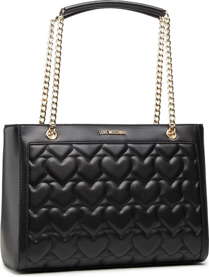 Сумка-шоппер LOVE MOSCHINO Chic с мотивом сердца