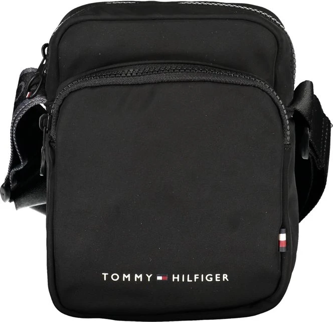 Сумка через плечо Tommy Hilfiger Элегантная черная сумка через плечо с эффектными акцентами