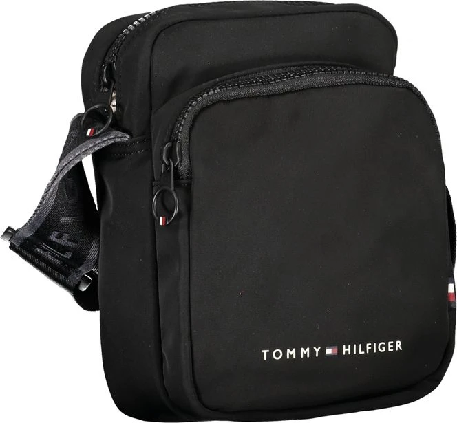 Сумка через плечо Tommy Hilfiger Элегантная черная сумка через плечо с эффектными акцентами