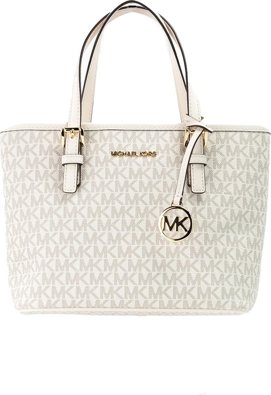 Сумка-тоут Michael Kors Jet Set Светло-Кремовый Фирменный XS Вместительная с Застежкой-молнией сверху