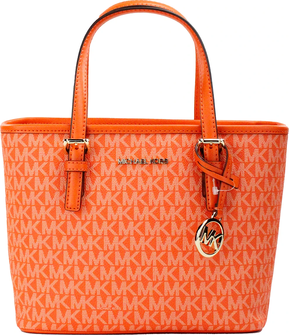 Сумка-тоут Michael Kors Signature XS Carryall с застежкой-молнией сверху