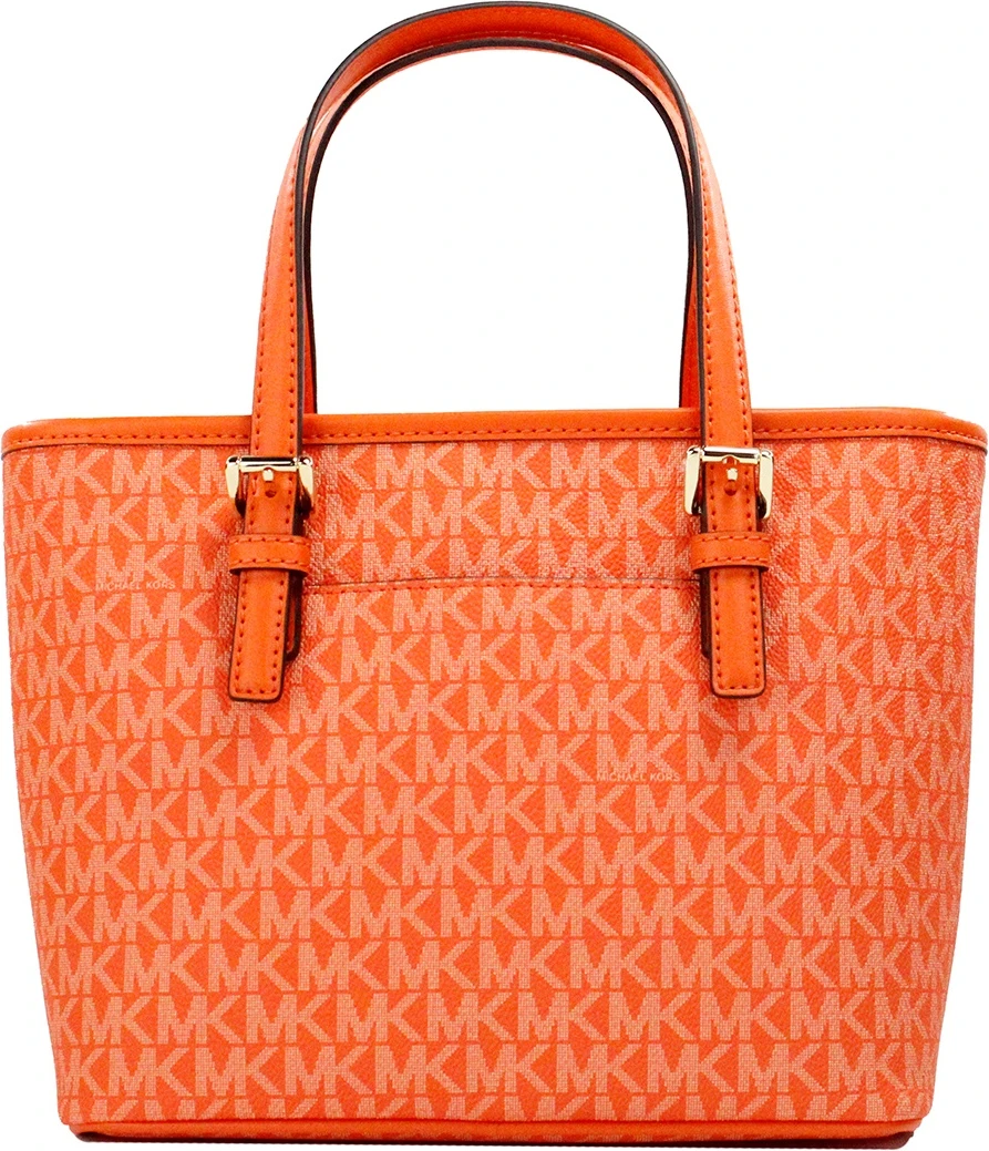 Сумка-тоут Michael Kors Signature XS Carryall с застежкой-молнией сверху