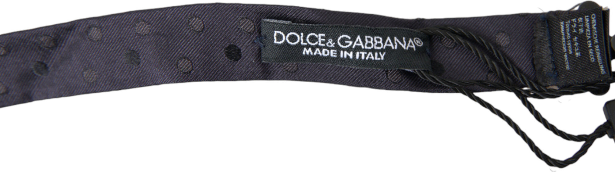 Галстук-бабочка Dolce & Gabbana Синий в горошек
