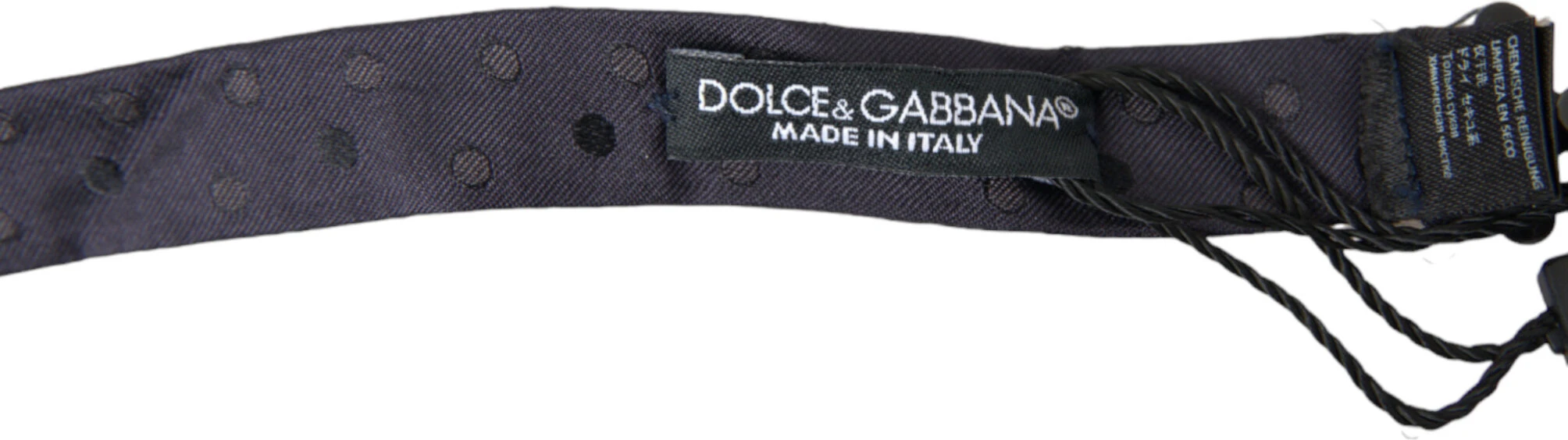 Галстук-бабочка Dolce & Gabbana Синий в горошек