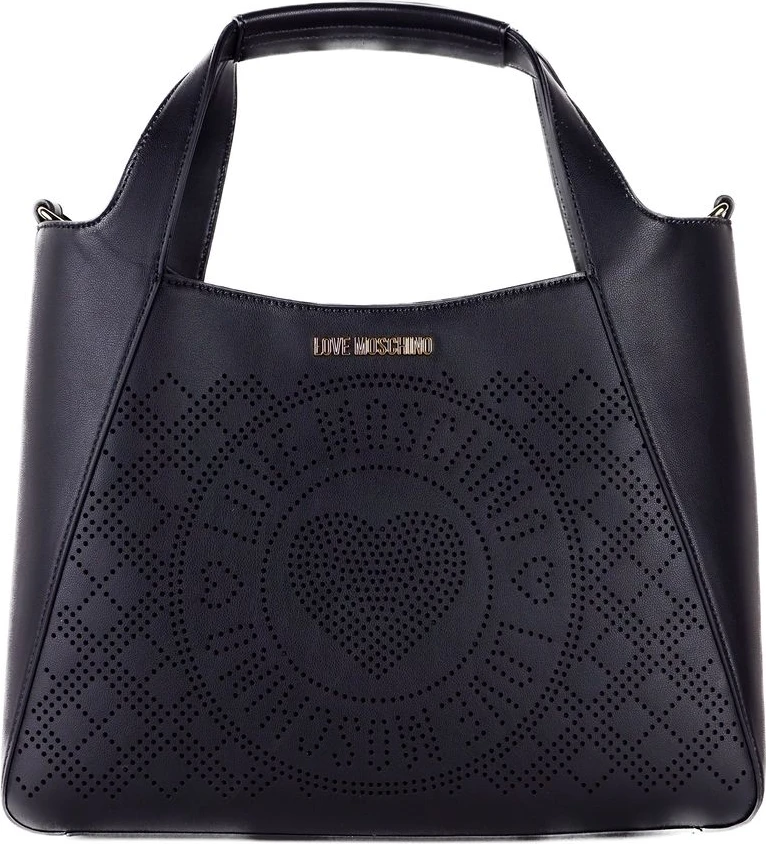 Сумка через плечо LOVE MOSCHINO Chic Черная Искусственная Кожа