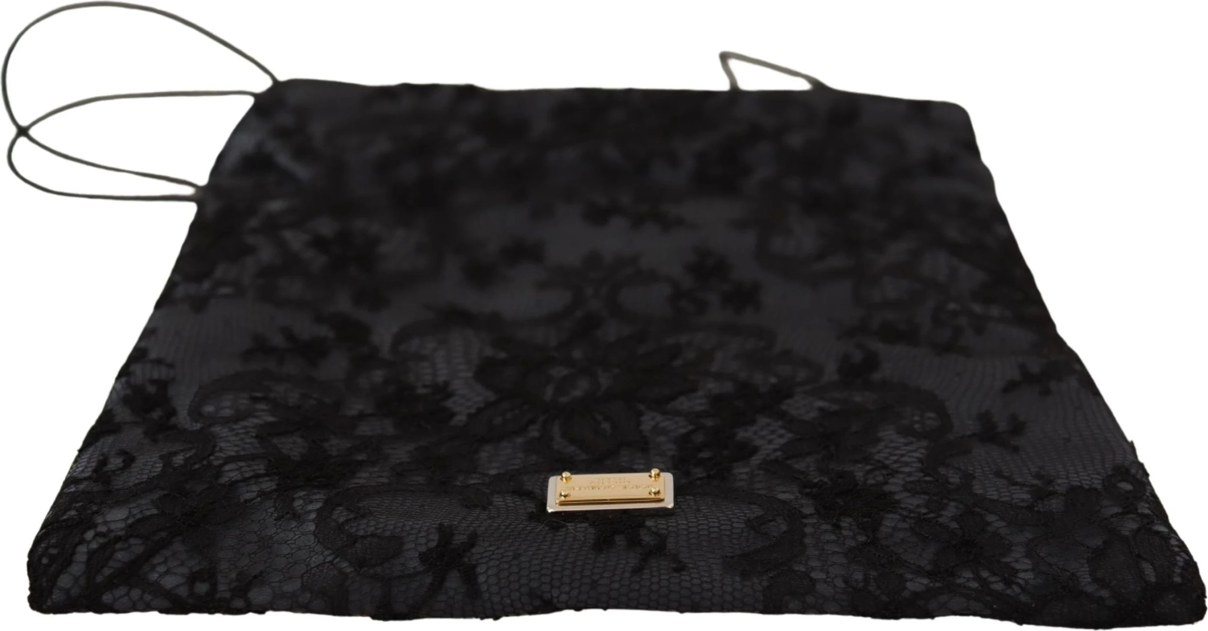 Мешочек Dolce & Gabbana Элегантный атласный кружевной мешочек на шнурке
