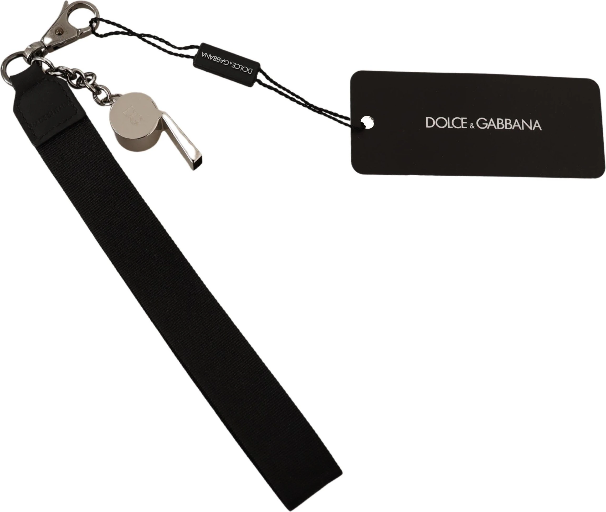 Брелок Dolce & Gabbana Элегантный с тиснением логотипа DG и свистком