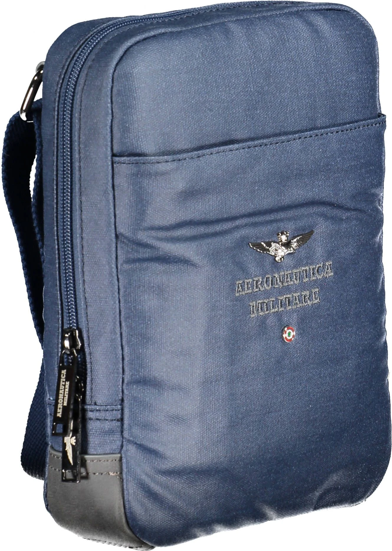 Сумка через плечо Aeronautica Militare Синий Хлопок Мужская