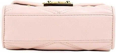Сумка-кроссбоди Michael Kors Serena Small Smooth Pink Vegan Leather с заклепками на клапане