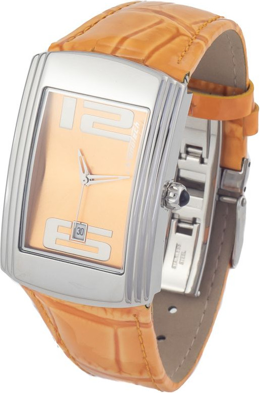 Часы Chronotech Orange с кожаным ремешком