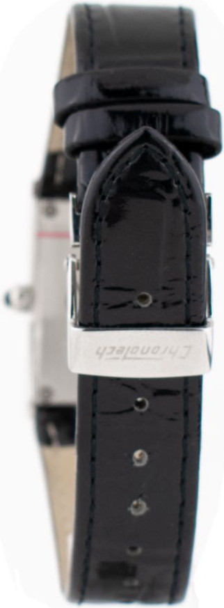 Часы Chronotech с черным кожаным ремешком