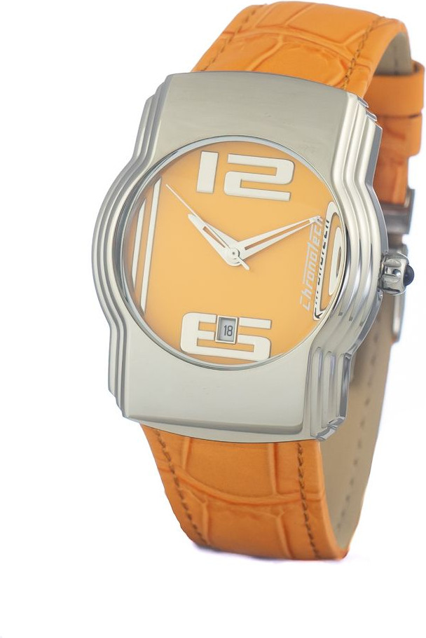 Часы Chronotech Оранжевая Кожа