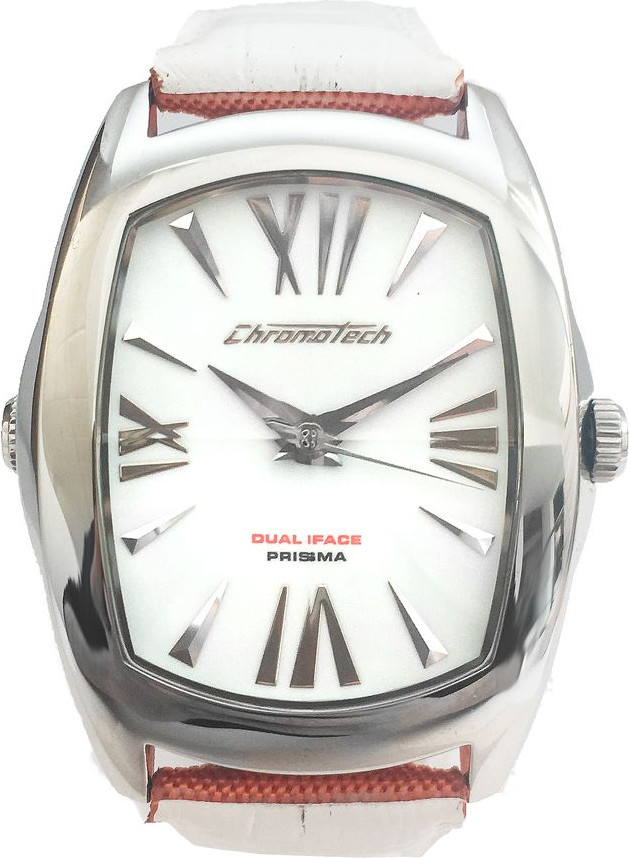 Часы Chronotech Оранжевый Кожа