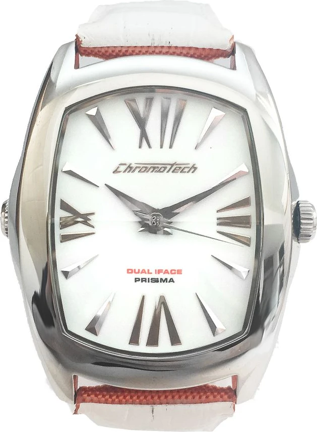 Часы Chronotech Оранжевый Кожа