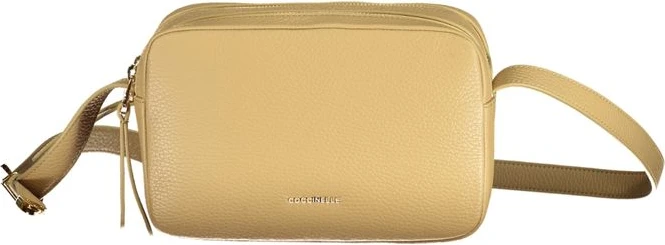 Сумка Coccinelle Бежевая Кожаная Сумка