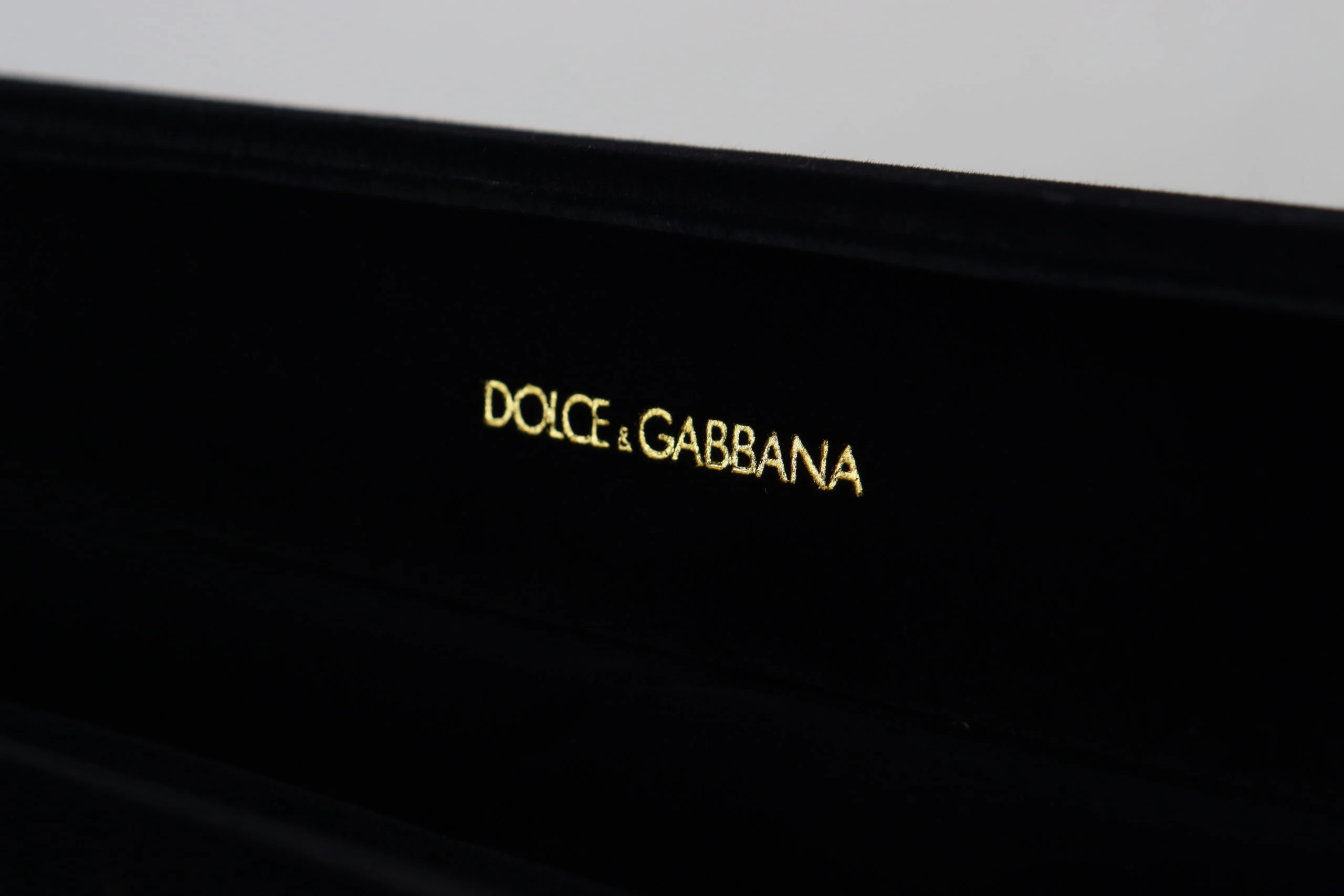Коробка для хранения Dolce & Gabbana Черная бархатная шкатулка для украшений