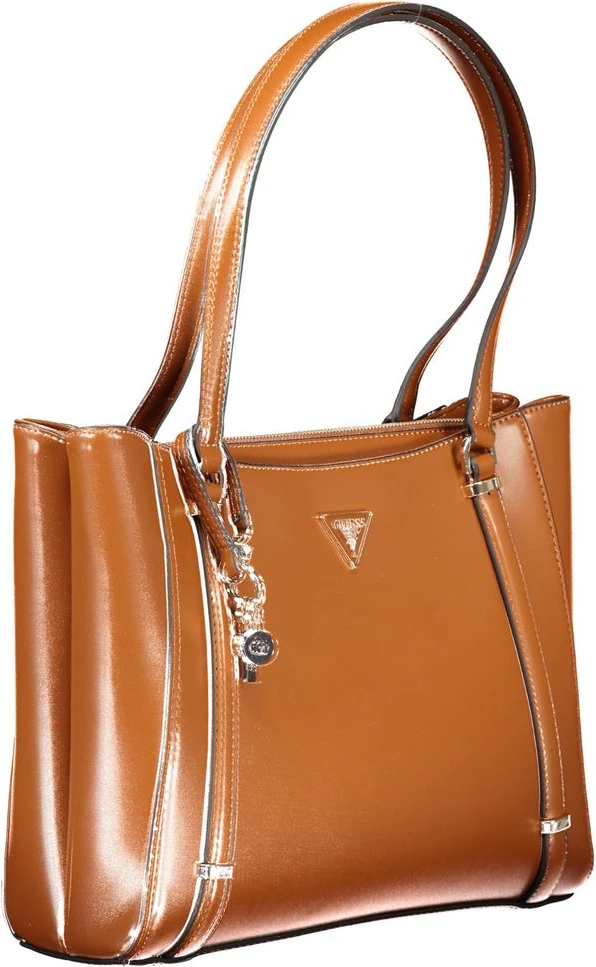 Сумка Guess Shoes Коричневая Полиэтилен