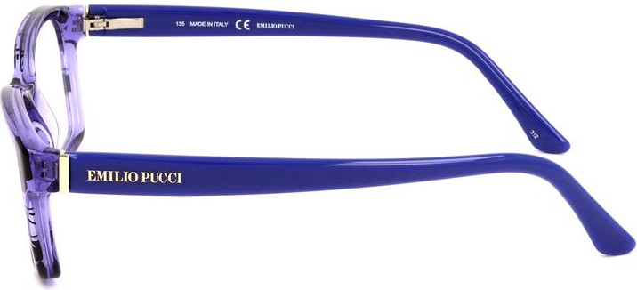 Синие пластиковые очки Emilio Pucci