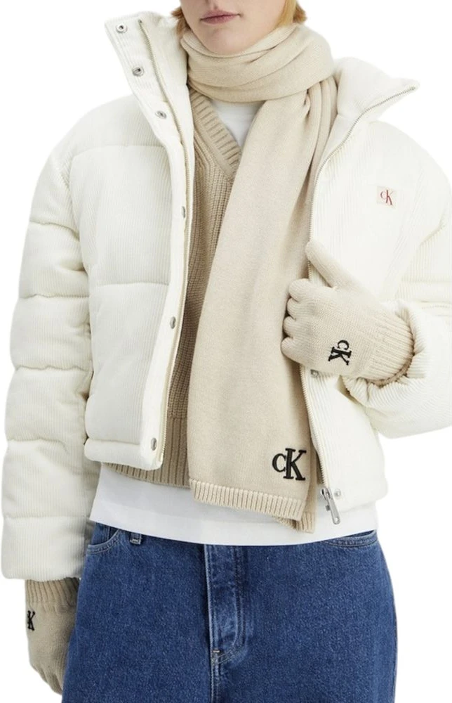 Шарф Calvin Klein Бежевый Хлопок