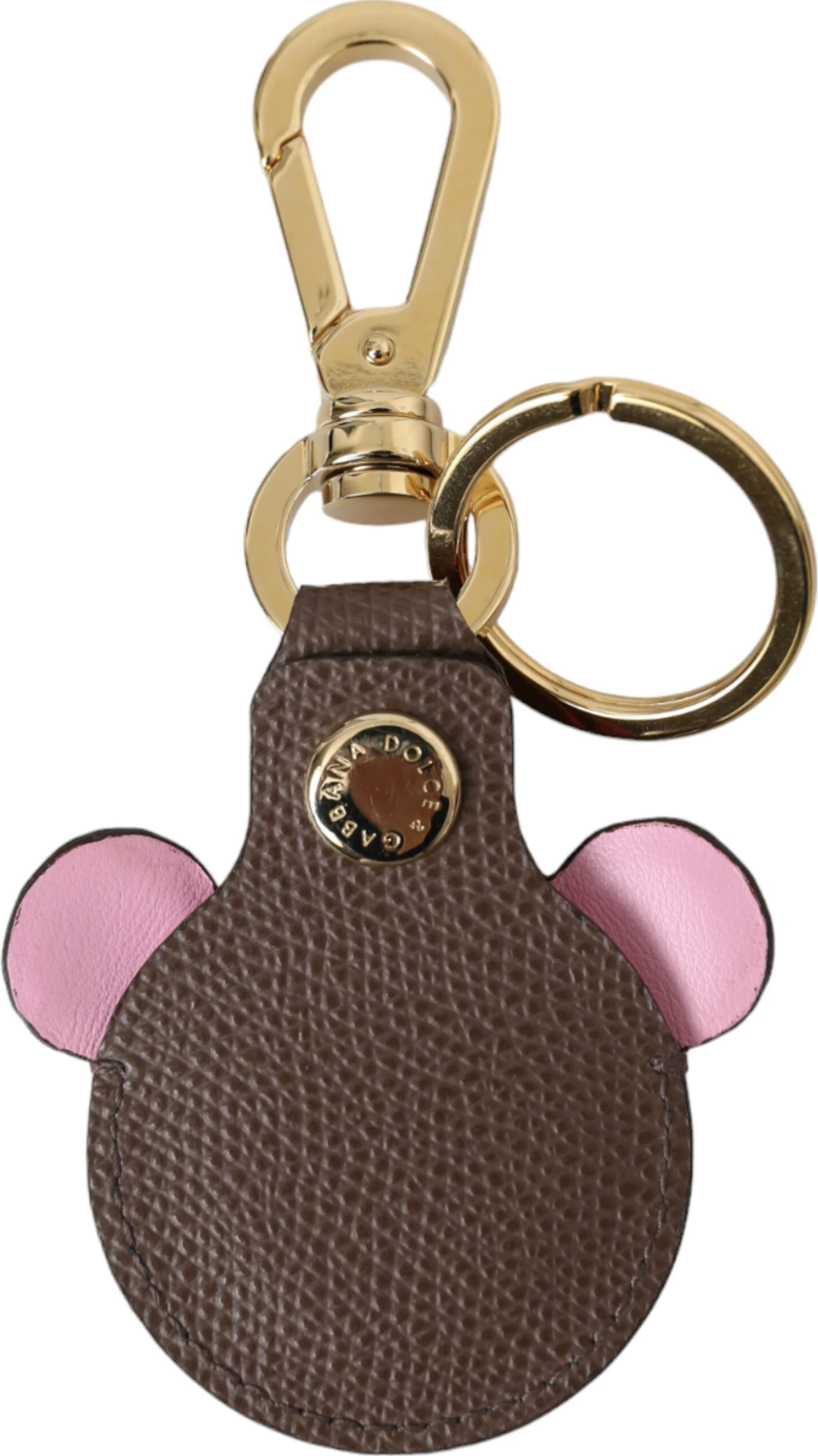Брелок Dolce & Gabbana Multicolor Dauphine из телячьей кожи с логотипом DG