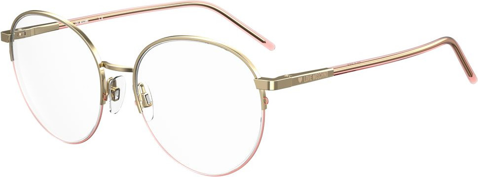 Очки LOVE MOSCHINO Rose Gold Metal Glasses (Оправа)